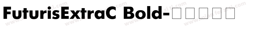 FuturisExtraC Bold字体转换